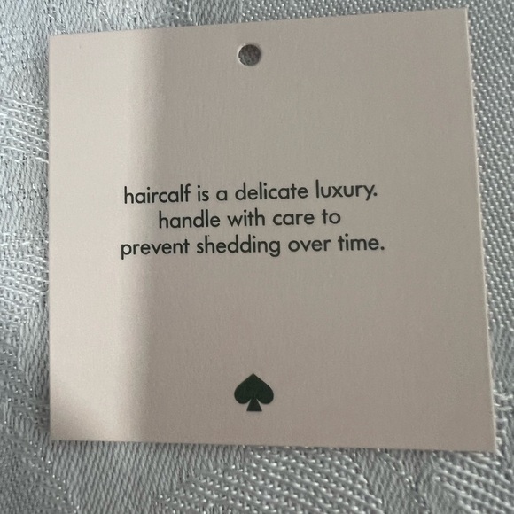 Kate Spade Leopard Haircalf zip medium satchel with chocolate leather sides - Picture 12 of 12